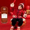 Dudu Family Kids' Red Winter New Year Jacket