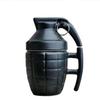 Funny Grenade Shaped Water Bottle Ceramic Coffee Mug Leak Proof Insulated Thermos Cup Unique Gift for Men Camping Office Use