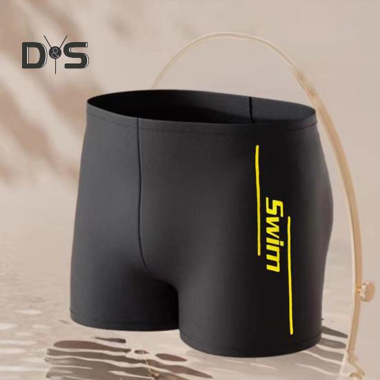 Męskie elastyczne kąpielówki, szybkoschnące, antypoślizgowe, plażowe, bokserki w kształcie litery U, ściągane sznurkiem w pasie, do uprawiania sportów wodnych, surfingu