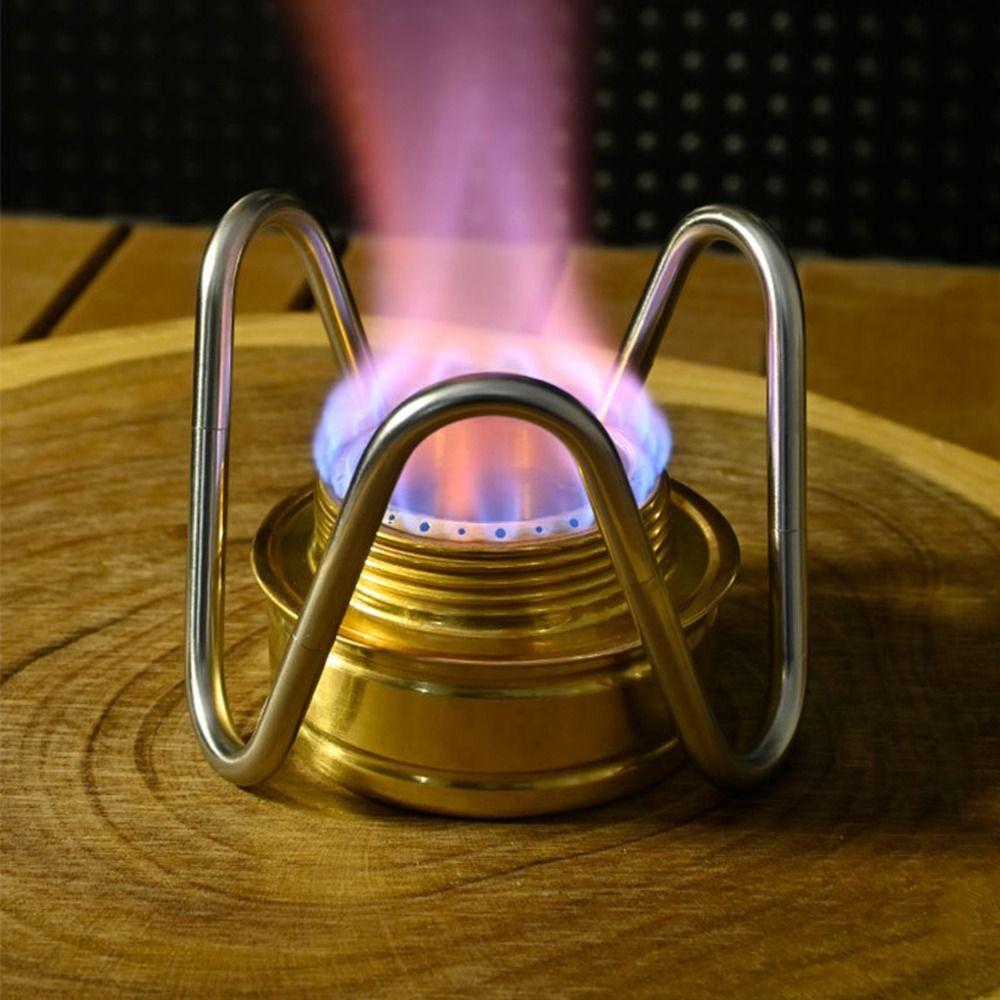 Stainless Steel Camping Stove Bracket Heat Resistant Portable Burner Stand Cookware