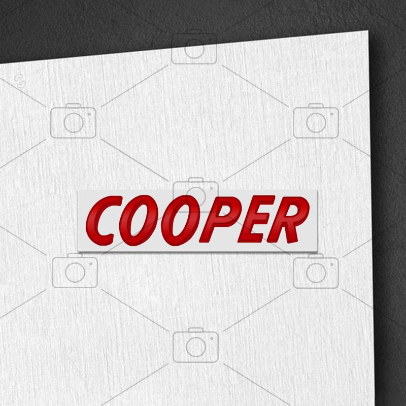 Car Metal Body COOPER S D Logo Letter Decals Styling Badge Trunk Emblems Sticker For Mini Cooper JCW ONE Countryman Clubman ALL4