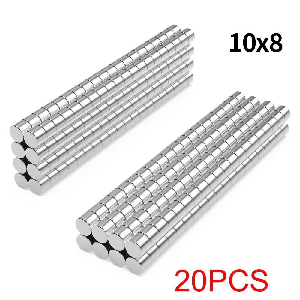 Super Strong Neodymium Magnet N35 NdfeB Permanent Magnetic imanes Round Powerful Magnets Refrigerator 10x1 10x2 10x3 10x5mm
