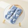 Coral Fleece Thickened Non-Slip Long Tube Baby Floor Socks for Autumn/Winter - Class A Newborn Home Wear.