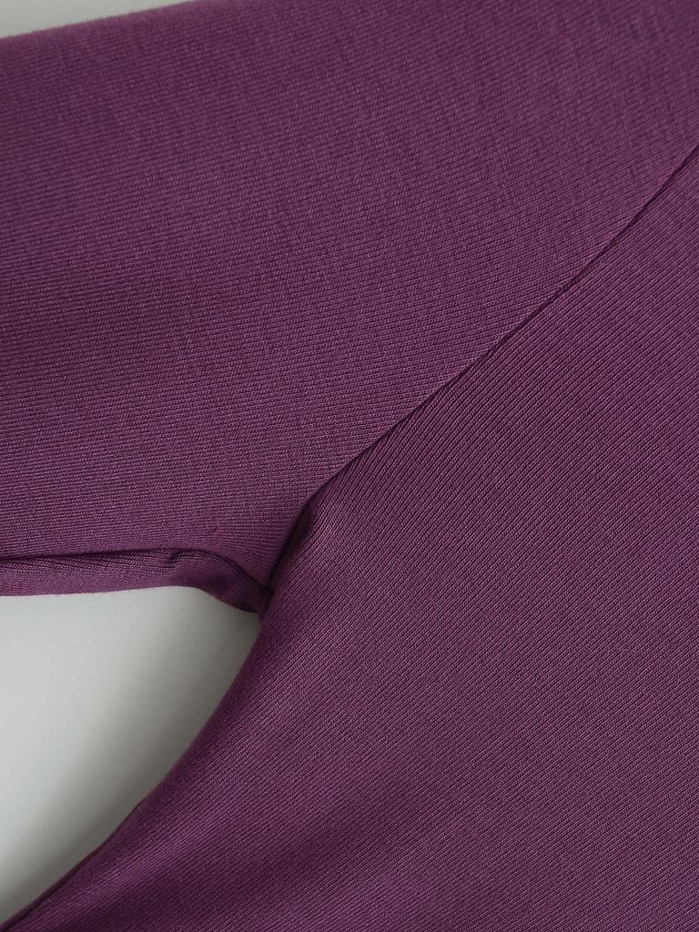 Women's Pilates Crew Neck Long Sleeve Yoga Top - Curved Hem, Spring/Summer Style