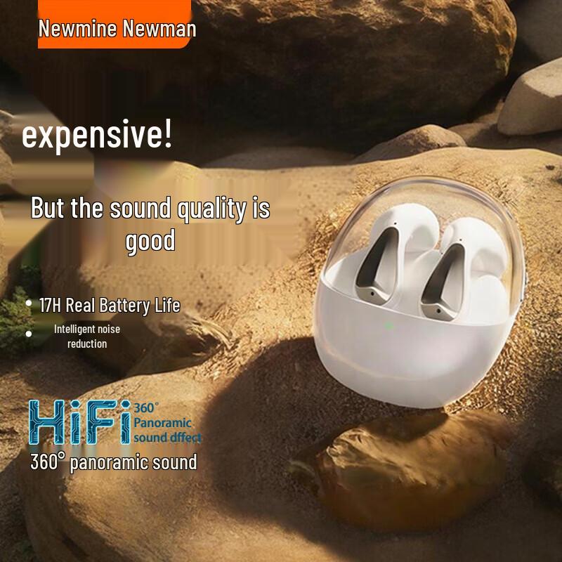 Newmine H61 TWS Space Capsule Sport Bluetooth Earbuds