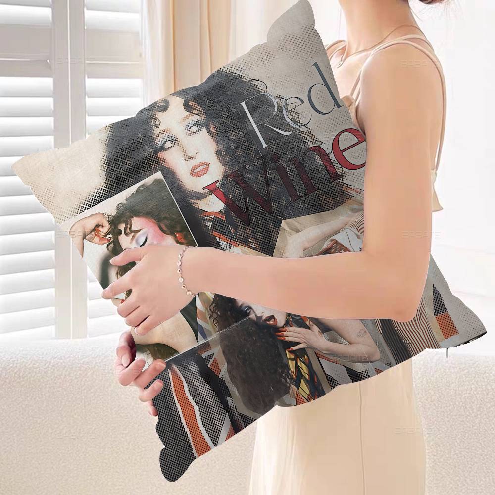 Chappell Roan Singer Pillow Gift Home Office Decoration Bedroom Sofa Car Cushion Cover case 45x45