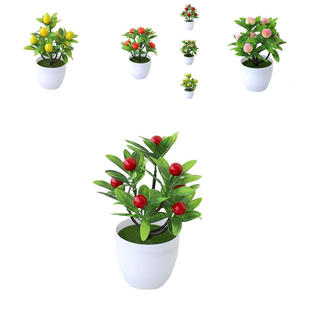 Fruit Tree Artificial Plant With Plastic Craft For Home Decor And Gift Use
