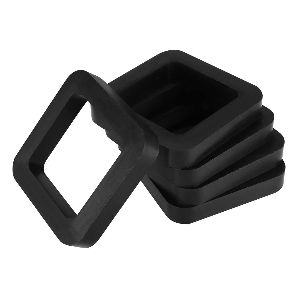 ACROPIX Hitch Receiver Silencer Pad Noise Reducing Muffler Pad for Car Adjustable Ball Mount Rubber Black Set of 5