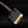 HDTV-compatible DVI Converter Cable HD4K Digital Video Cable Double Shielded For Home Entertainment