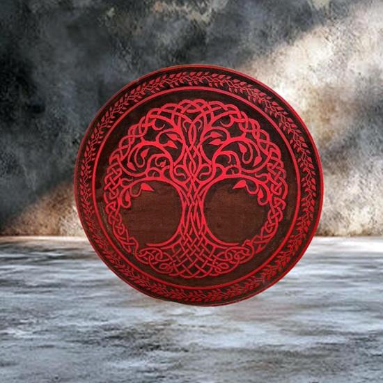 

60.96 Cm Wooden Viking Shield Warrior Shield Ancient War Round Shield Best Gift