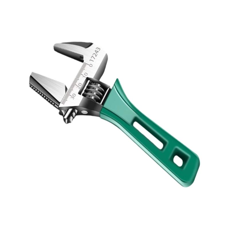 6/8inch Adjustable Wrench Professional Shifters Spanner with Wide Calibers Opening for Household
