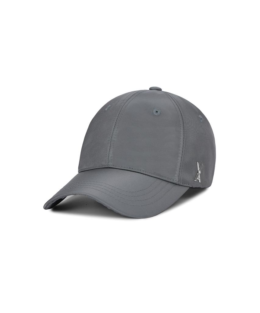 Bajal Va Cubic Stud Re-Nylon Ball Cap Gray