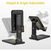 Support Téléphone/Tablette, Support Téléphone Bureau Portable Réglable Support Dock Pliable Support de Table pour iPhone Se 2020/11