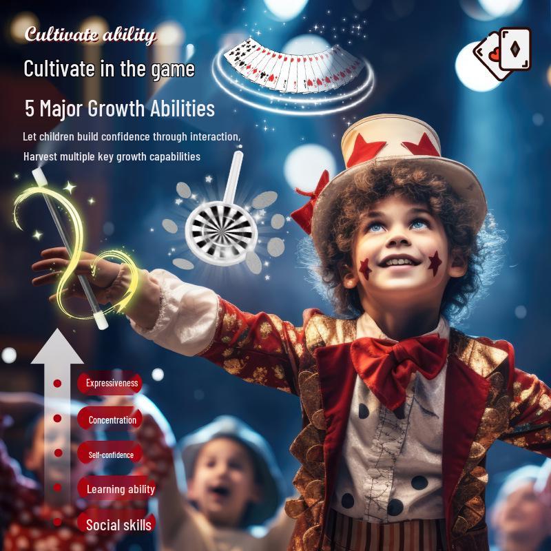 Magic Toy Set: Close-Up Performance Props & Children's Gift Box for Birthdays & New Year - Perfect for Parent-Child Fun