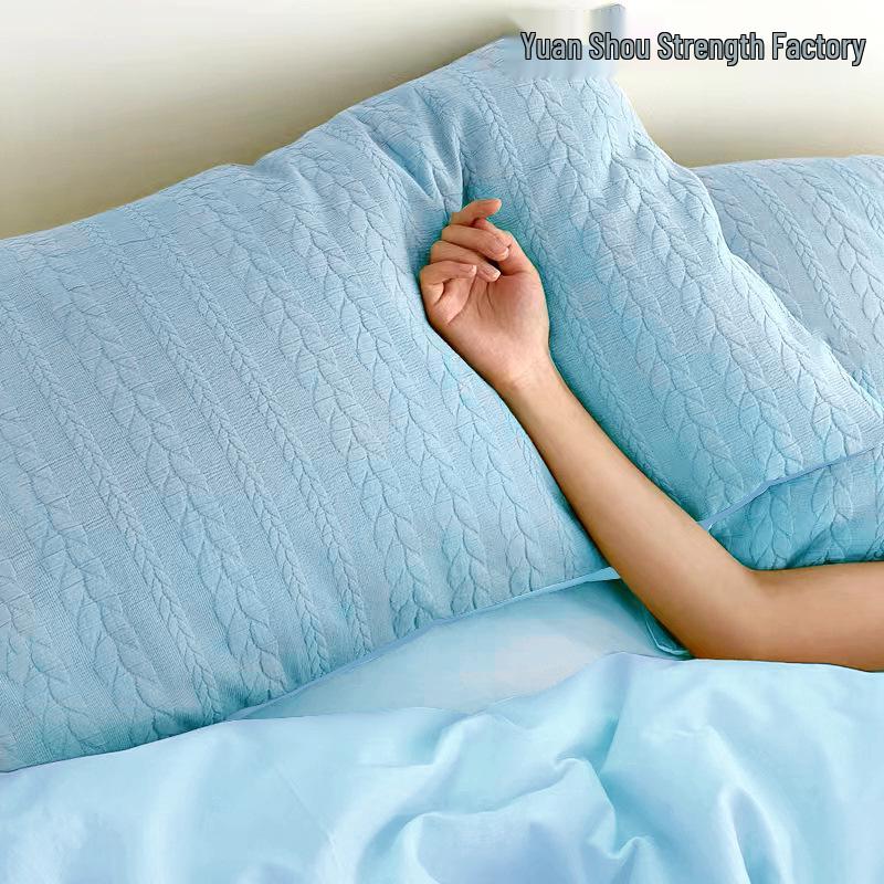 Минималистичный однотонный набор наволочек - Высококачественная цельная наволочка с изоляцией наполнителя Пара 48x74cm Single Pillowcase 830₽