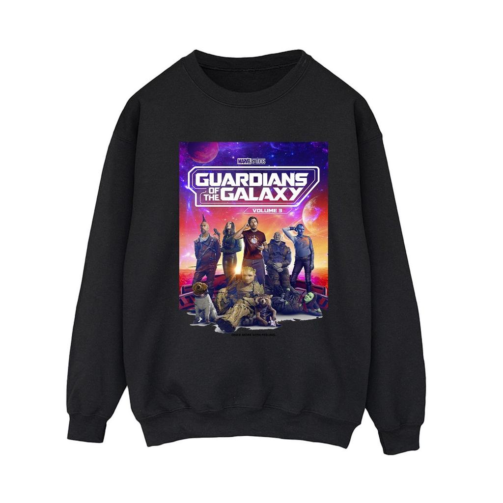 Guardians Of The Galaxy Volume 3 Womens/Ladies Movie Poster Sweatshirt