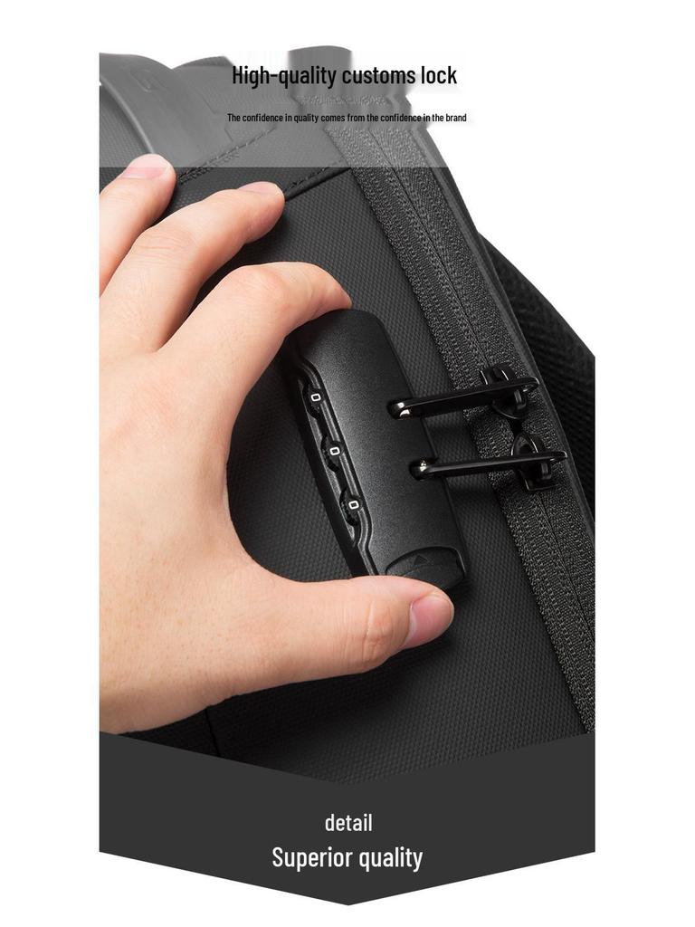 BANGE Diebstahlsicherer Leichter Laptop-Rucksack für Business und Freizeit