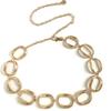 Labelable for Women's Fashionable Irregular Circles, Geometric Waist Chains, Atmospheric and Versatile Classic Waist Belt