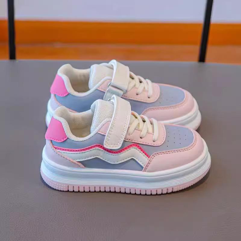 

Детская спортивная обувь, обувь для девочек, туфли с низким верхом, новые осенние модные туфли для девочек. 37 розовый