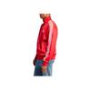 Adidas Originals Three-Stripe Logo Print Zip-Up Long Sleeve Jacket Men Jacket Crimson IJ7060