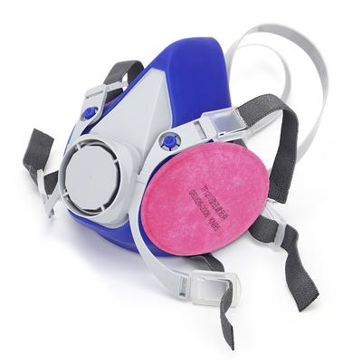 Self-Suction Half Facepiece Particulate Filter Anti Dust Respirator Mask with 2 Filter Cottons