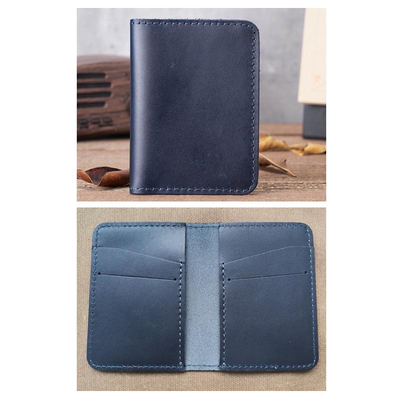 NT Retro Crazy Horse Leather Multi-Card Clutch: Unisex ID & Card Holder Wallet