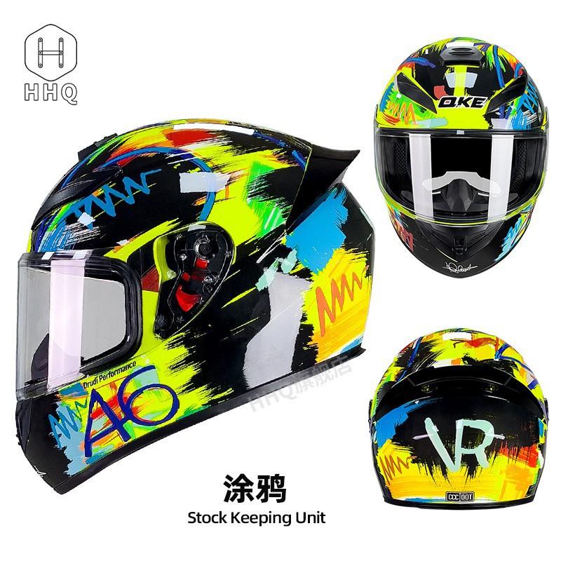 Motorcycle Helmet Four-Season Bluetooth Full Men's 3C/DOT Certification New National Standard