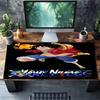 Custom Name One Piece Theme Mouse Pad, Non Slip Rubber Base, Multifunctional Office & Home Decor, Perfect for Workspace Personalization.