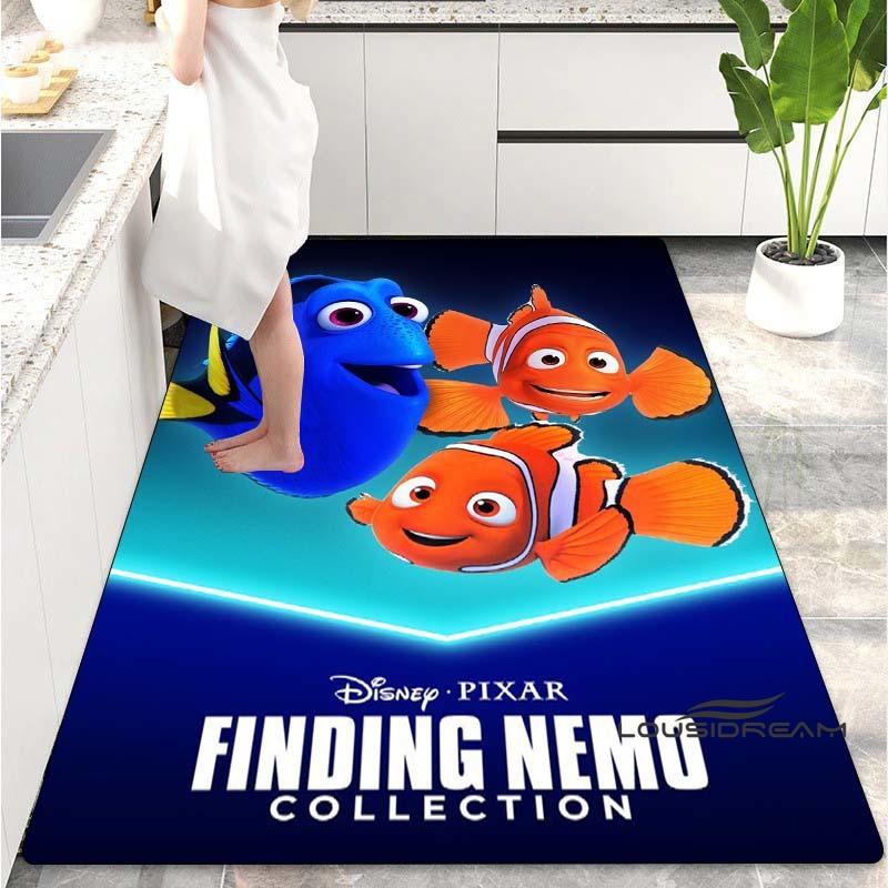 Il Tappeto Cartone Animato Alla Ricerca di Nemo È Adatto per Decorare il Soggiorno, la Camera da Letto, il Divano e la Cucina. È un tappetino antiscivolo.