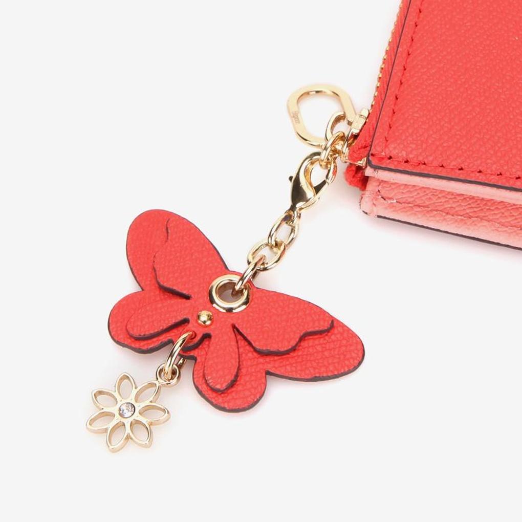 ELEGANCE PARIS Cowhide Card Wallet BNSW04DR