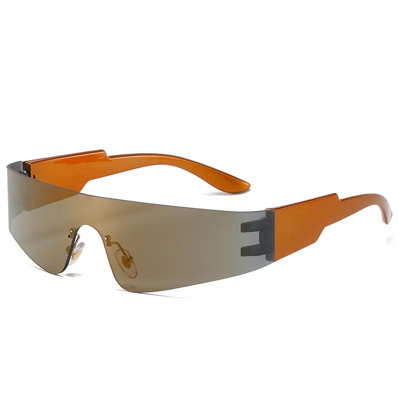 Unisex Frameless Sport Punk Sunglasses - Colorful Fashion Eyewear