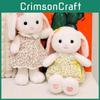 Dress Floral Colorful Emily Rabbit Plush Toy With Soft Pp Cotton Filling For Children