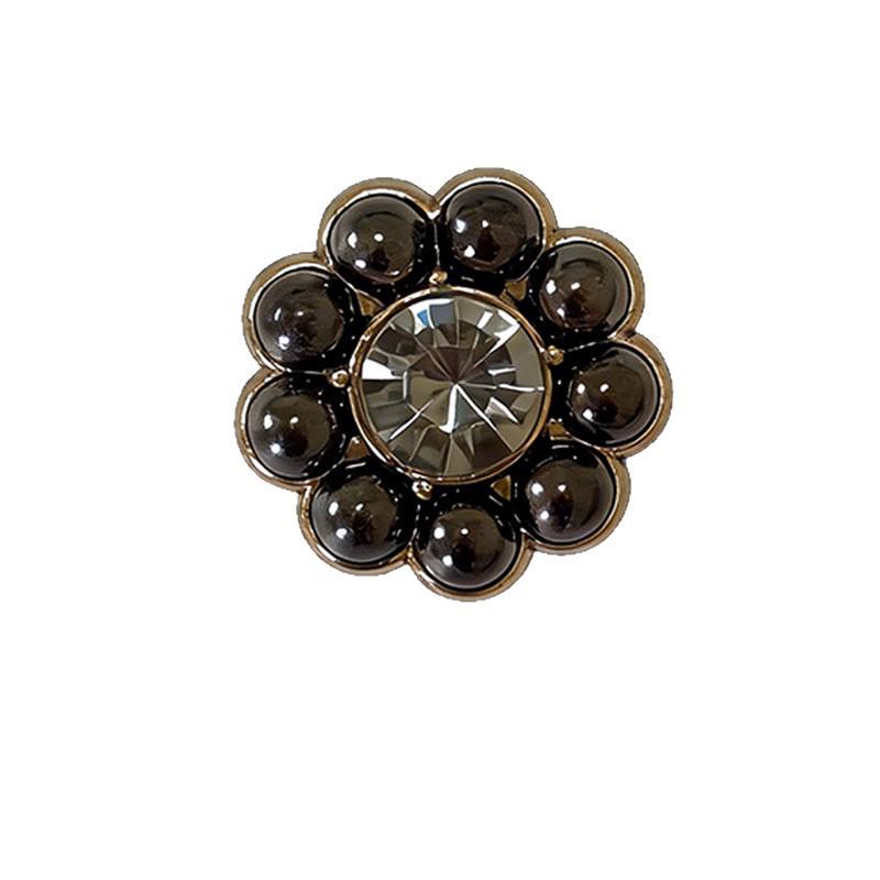 New Metal Pearl Flower Shoe Buckles and Decorations