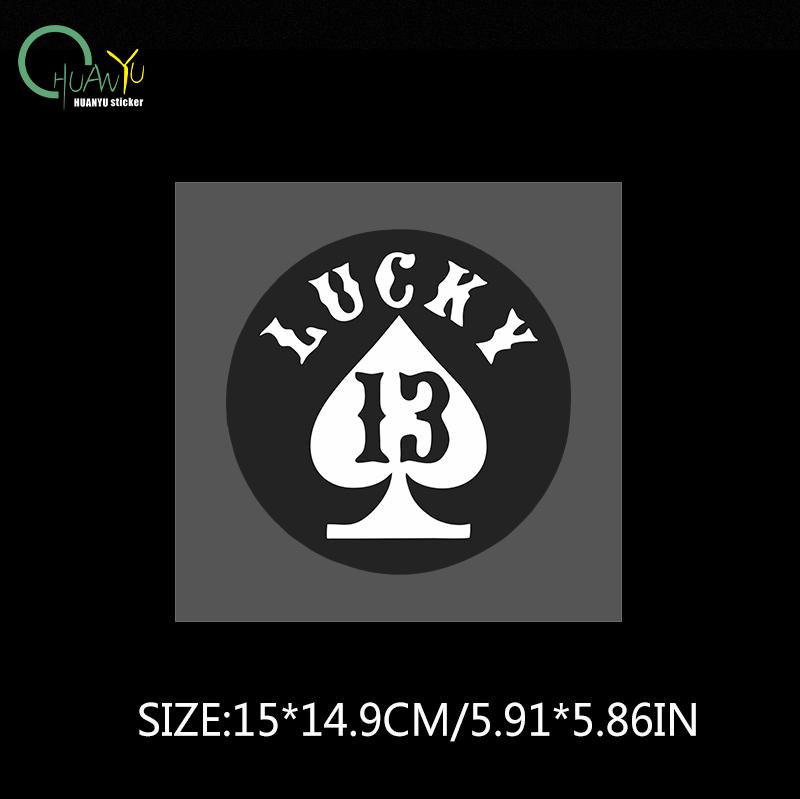 Four-leaf Clover Lucky LUCKY Car Side Window Glass Body Sticker Interior Cover Scratch Reflective Sticker