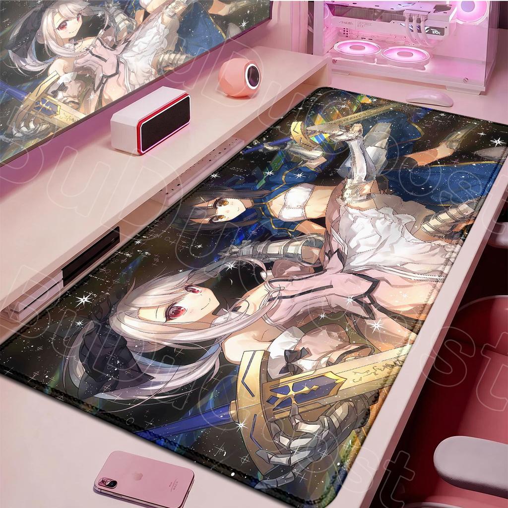 Non-slip Rubber Base Anime Mousepad Large Office Cabinet Keyboard Mat XXL Fate Kaleid Liner Prisma Illya Mousepad PC Accessories