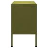 Vidaxl TV Stand, Olive, 105X35X50 Cm, Steel