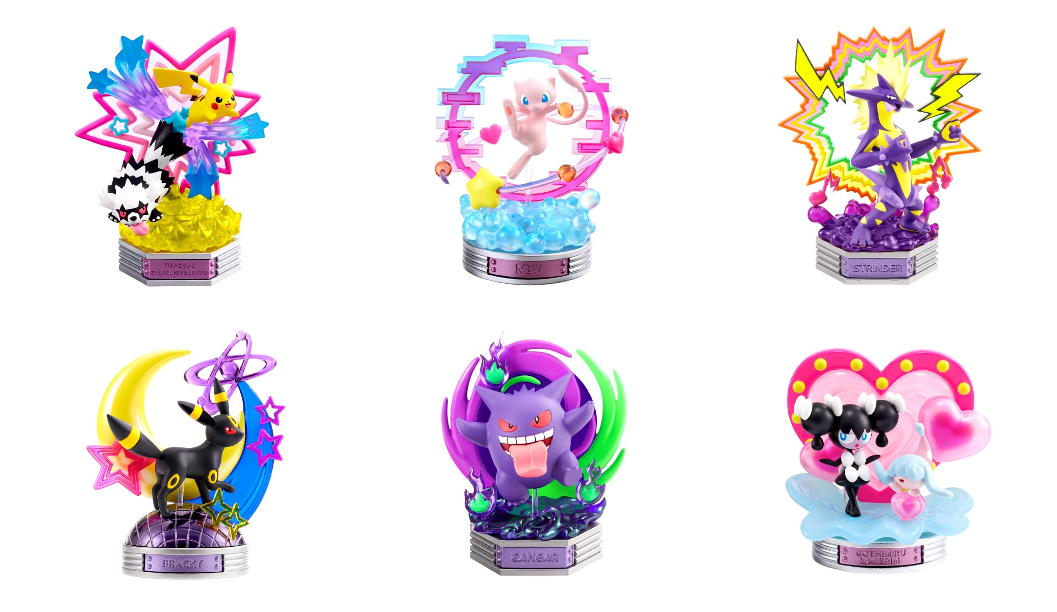 

Neon Party 1 Box 135 x 145 x 245mm Synthetic Resin Re-Ment Pokémon Approx.