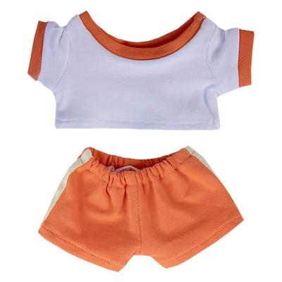 Niannyyhouse 10cm, 15cm, 20cm Roupas de Pelúcia, Roupa Esportiva, Bloco de Cores, Camiseta, Calças, Vestir, Boneca de Algodão, Acessórios (A8, 10cm)
