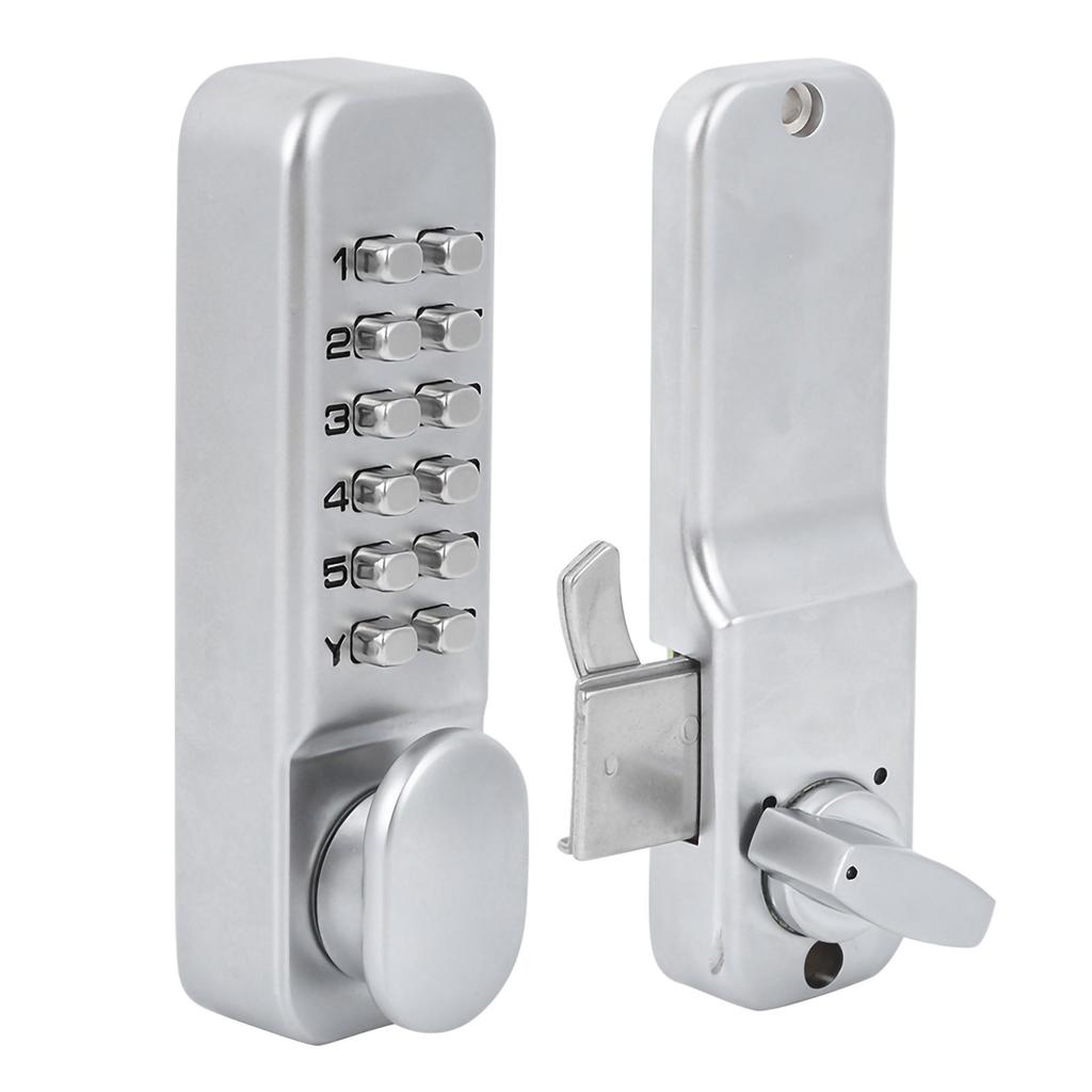 1‑11 Digits Mechanical Combination Lock Sliding Door Keyless Access for Kitchen Office Balcony
