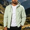 Men's Breathable Lightweight Windproof Hiking Rain Jacket for Outdoor Running