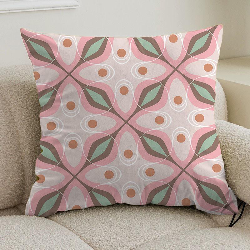 Double-sided bohemian print ethnic pillow cover sofa living room cushion cover geometric pillow square pillowcase