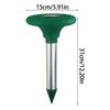 2Pcs Solar Mole Repellers Ultrasonics Snake Deterrents Animal Repellents Groundhog Repellents For Garden Outdoor Spaces Multicolor