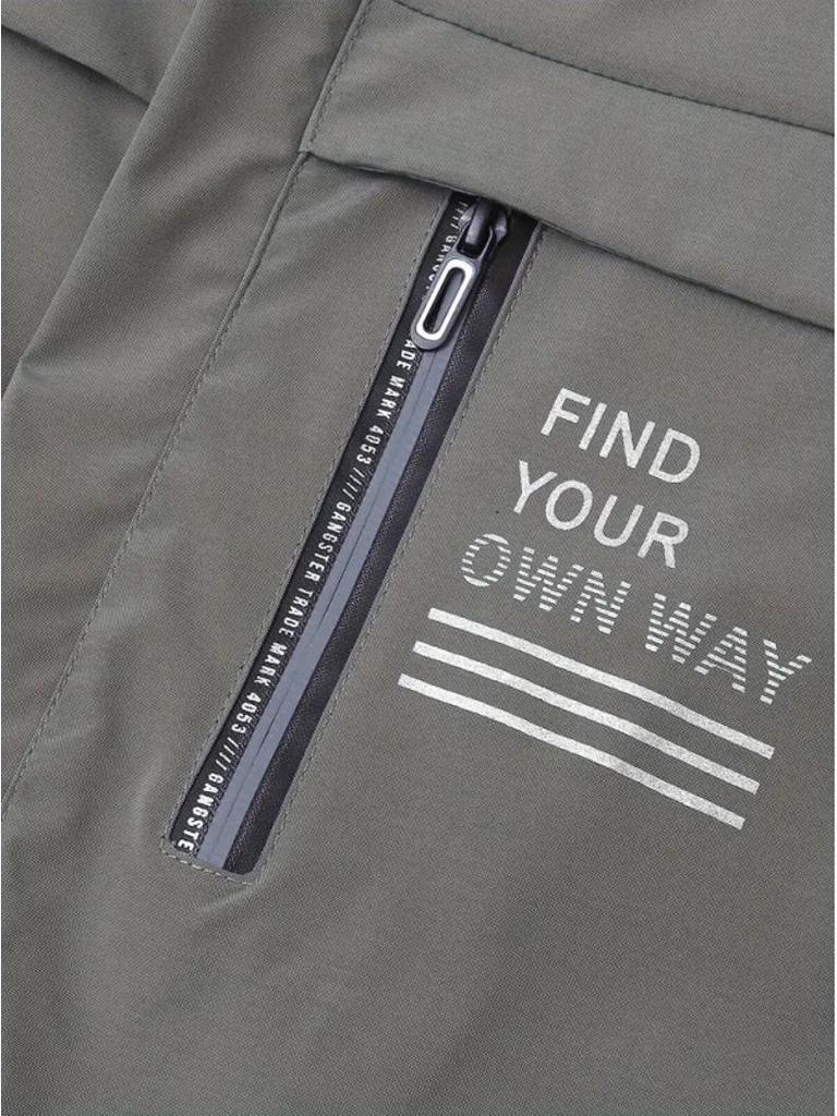 Men's Outdoor Windproof Waterproof Workwear Jacket - Autumn/Winter Mountaineering Coat, Machine Washable