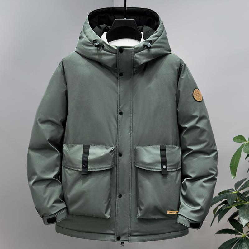 

Модное зимнее мужское пальто больших размеров 5XL-12XL с капюшоном, водонепроницаемое, повседневное, свободного кроя, толстое, теплое, оверсайз, верхняя одежда, мужские куртки 12XL зелёный
