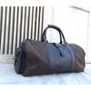 Leather Duffel Groomsmen Gift Bag Men Weekender Bag Large Travel Overnight Vacation Bag Anniversary Gym Gift Oversized Duffles Man Boyfriend