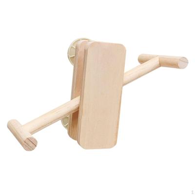 Stojak z grzędą dla ptaków Interaktywny zestaw do zabawy dla małych papug