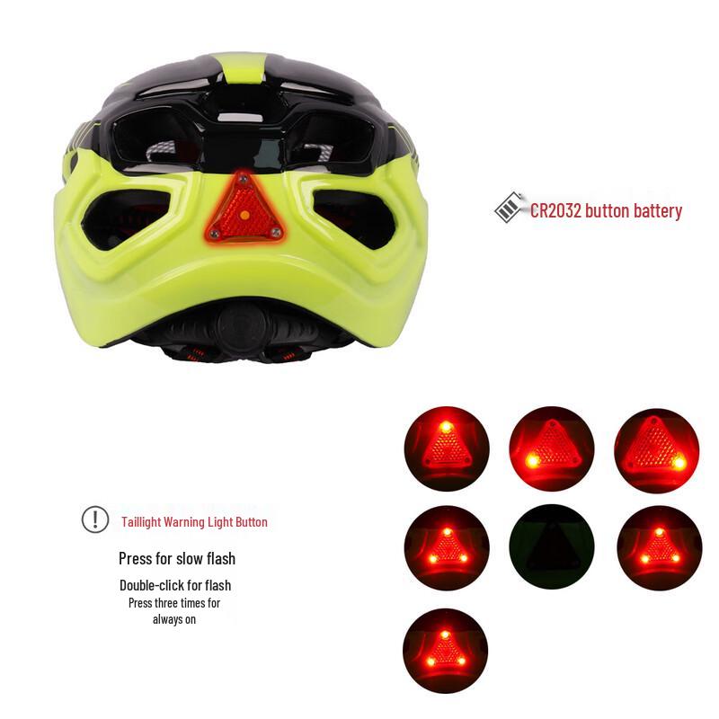 Lishi Integrated Cycling Helmet with Taillight