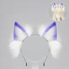 Handmade Kawaii Lolita Wolf Ear Headband Plush Animal Ears Cosplay Accessory Anime Convention