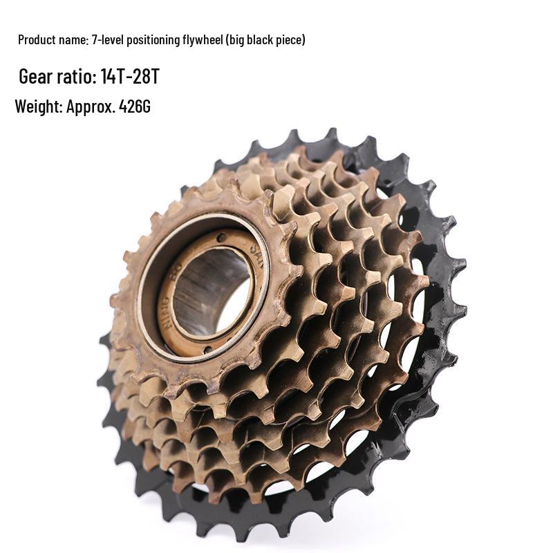 6/7/8-Speed Mountain Bike Freewheel: 13-28T Gears, 21/18/24-Speed Transmission Cycling Accessory