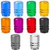 4Pcs Aluminum Alloy Car Wheel Tire Valve Caps Tyre Rim Stem Covers Airdust Waterproof For Automobiles Motorcycles Trucks Bikes